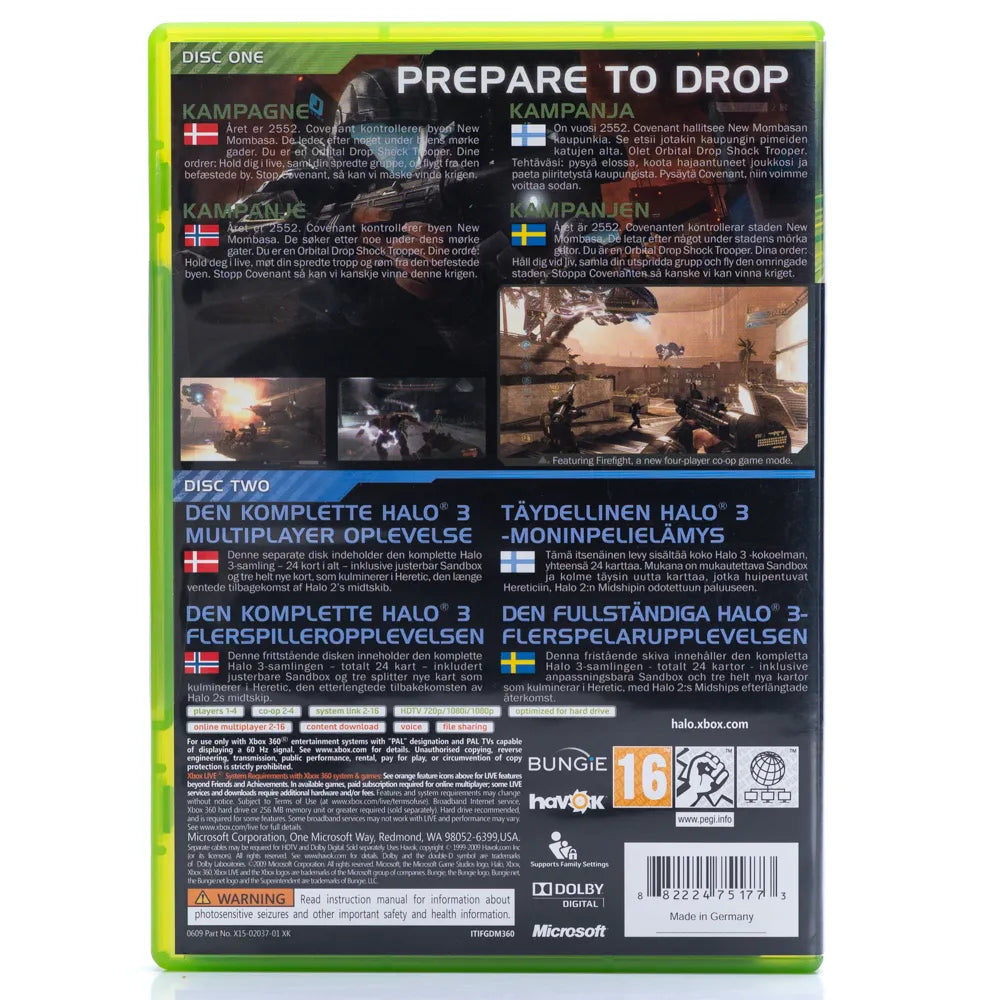 Halo 3 ODST - Xbox 360 spill (Forseglet) - Retrospillkongen