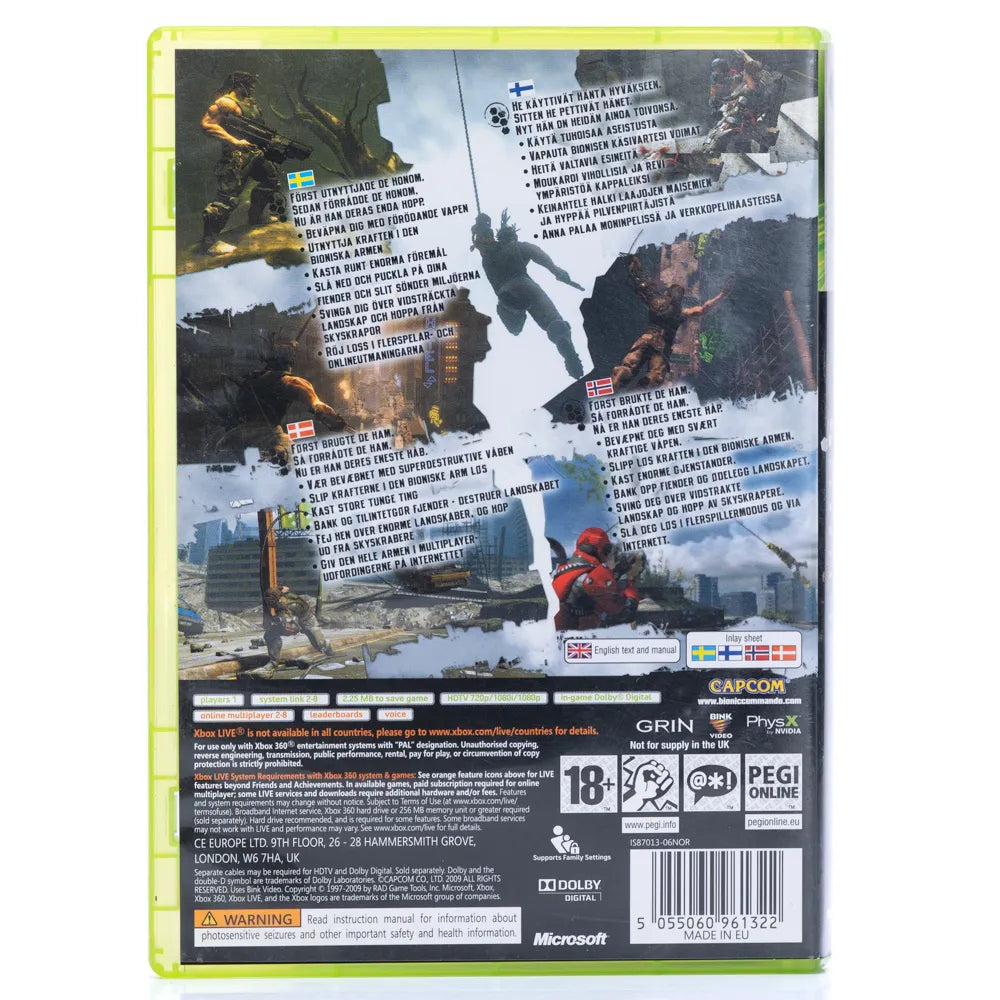 Bionic Commando - Xbox 360 Spill
