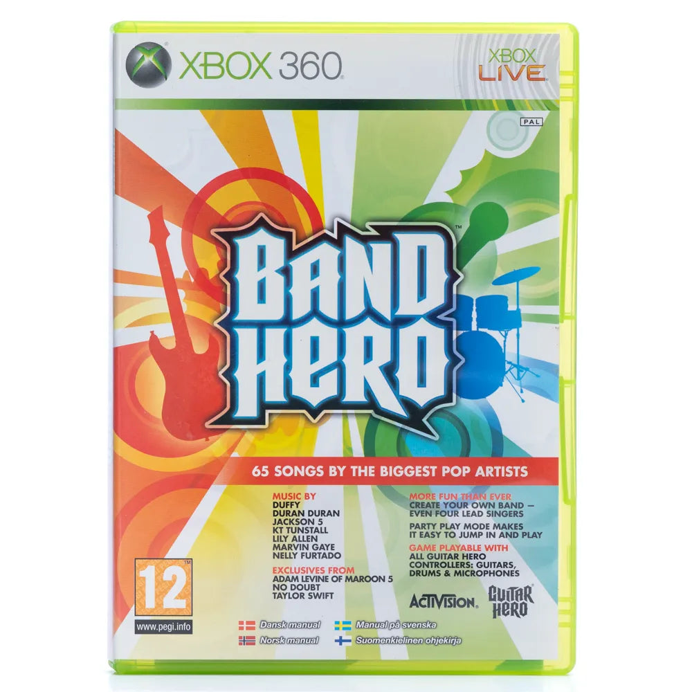 Band Hero - Xbox 360 spill - Retrospillkongen