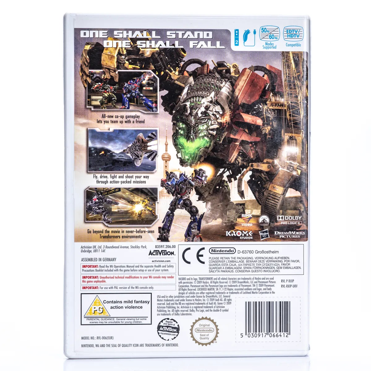 Transformers Revenge of the Fallen - Wii spill - Retrospillkongen