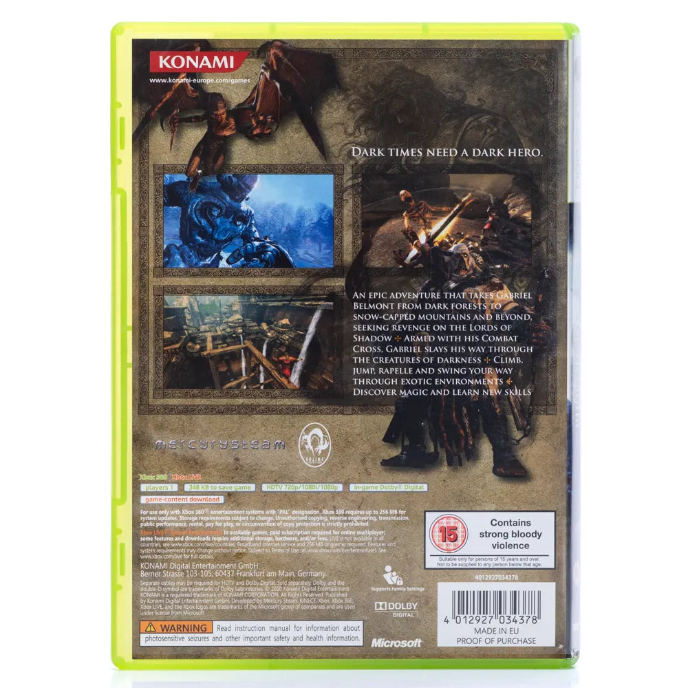 Castlevania: Lords of Shadow - Xbox 360 spill - Retrospillkongen