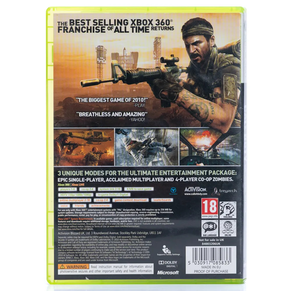 Call of Duty: Black Ops - Xbox 360 spill - Retrospillkongen