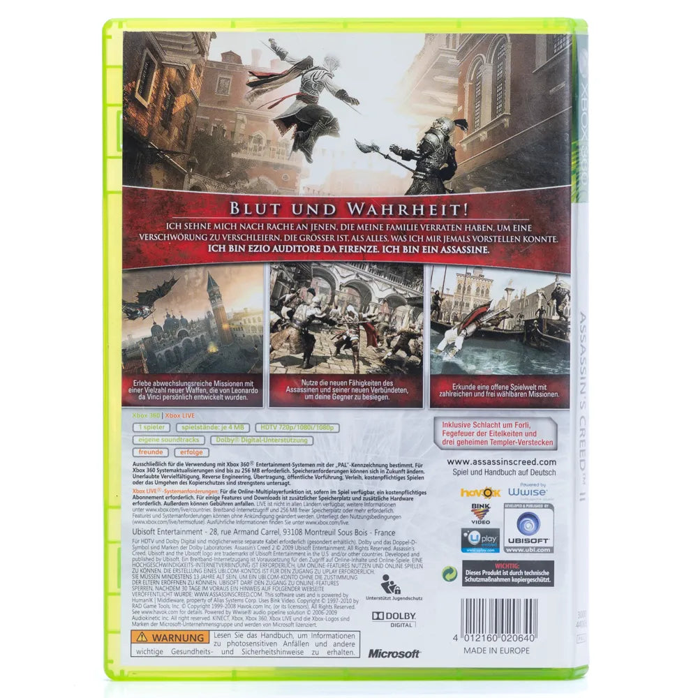 Assassin's Creed II - Xbox 360 - Retrospillkongen