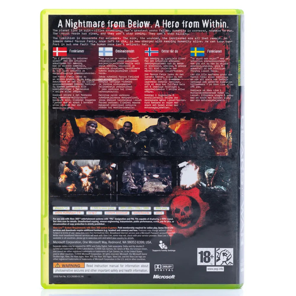 Gears of War - Xbox 360 spill - Retrospillkongen