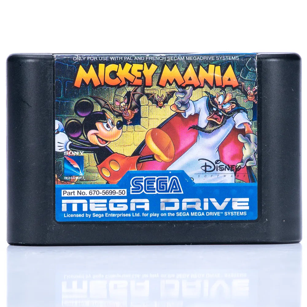 MIckey mania - SEGA Mega Drive spill - Retrospillkongen