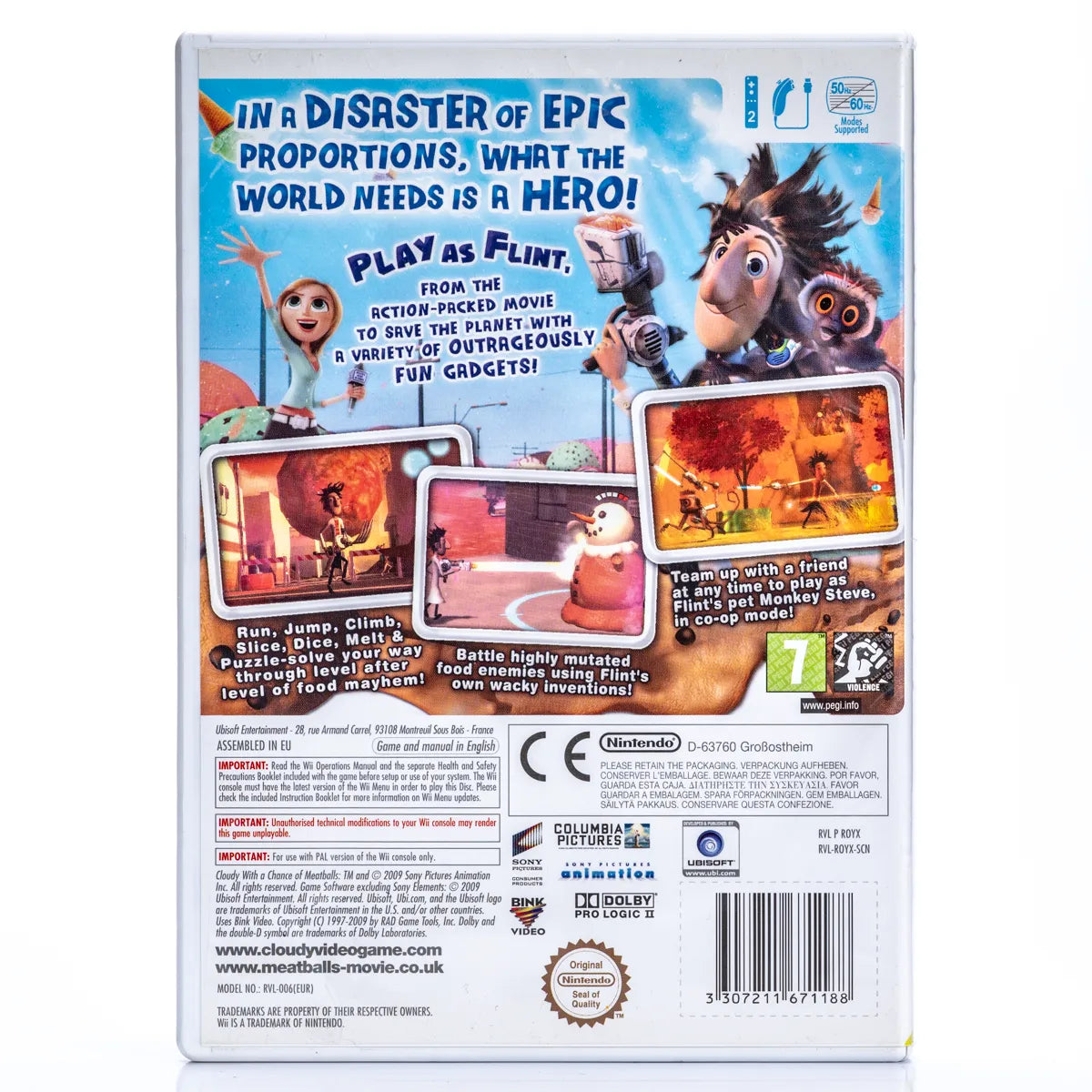 Cloudy with a Chance of Meatballs - Wii Spill - Retrospillkongen