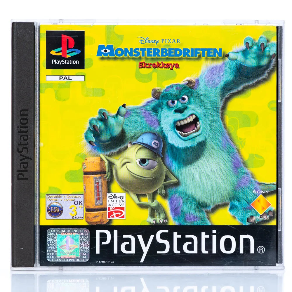 Monsterbedriften: Skrekkøya - PS1 spill - Retrospillkongen