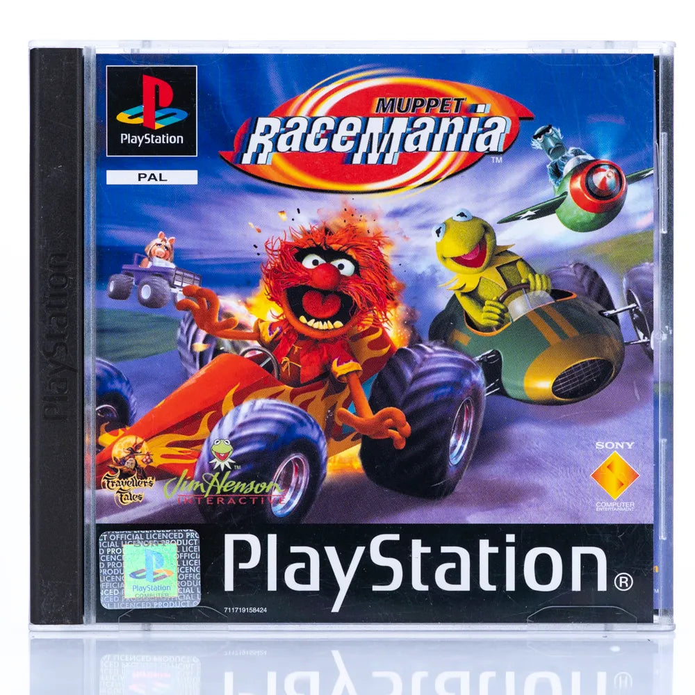 Muppet RaceMania - PS1 spill - Retrospillkongen