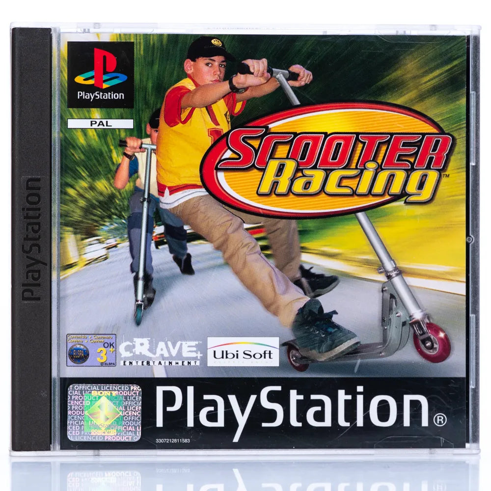 Scooter Racing - PS1 spill - Retrospillkongen