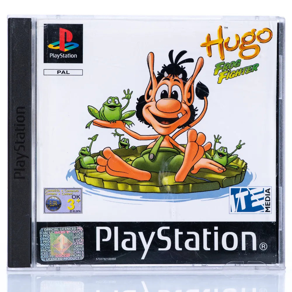 Hugo: Frog Fighter - PS1 spill - Retrospillkongen