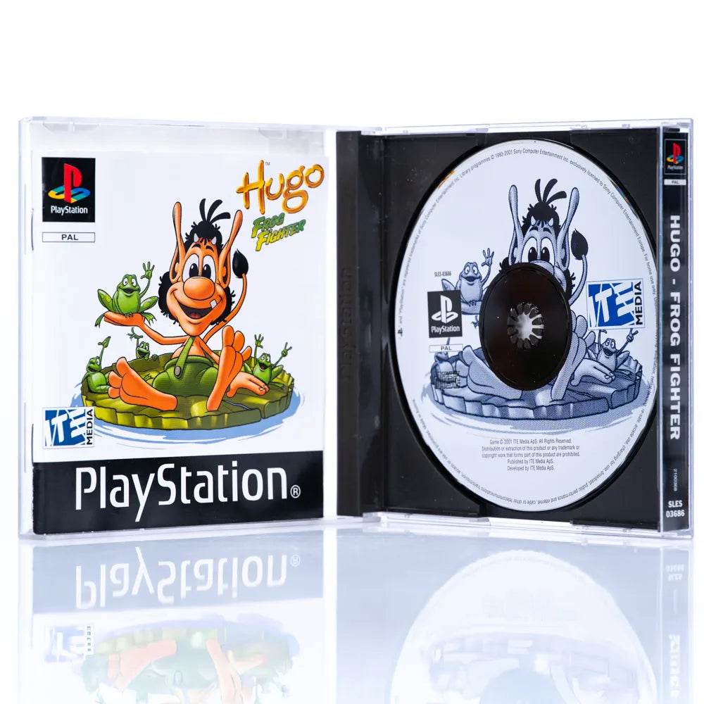 Hugo: Frog Fighter - PS1 spill - Retrospillkongen