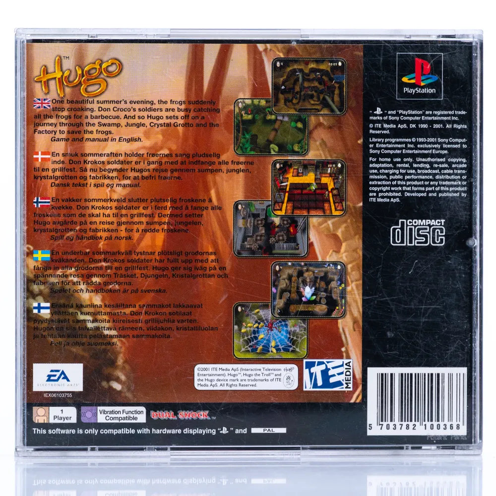 Hugo: Frog Fighter - PS1 spill - Retrospillkongen