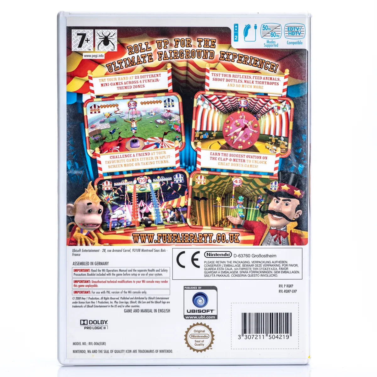 Funfair Party - Wii Spill - Retrospillkongen