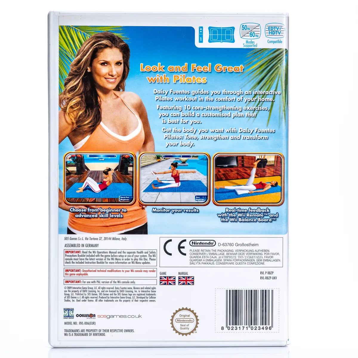 Daisy Fuentes Pilates - Wii Spill - Retrospillkongen