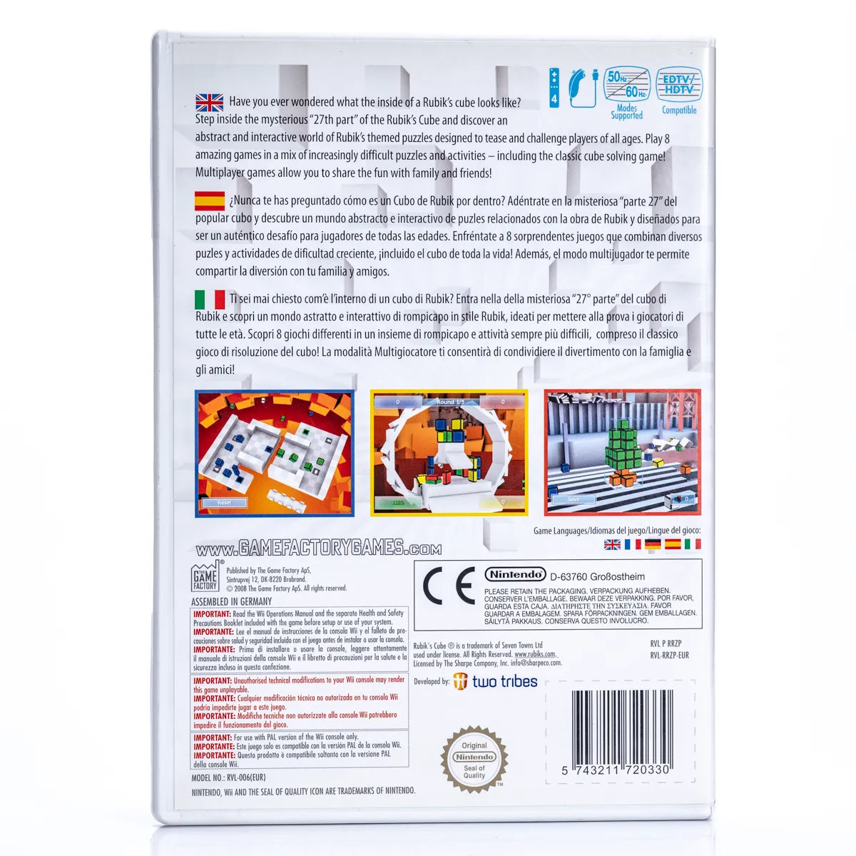 Rubik's Puzzle World - Wii Spill - Retrospillkongen