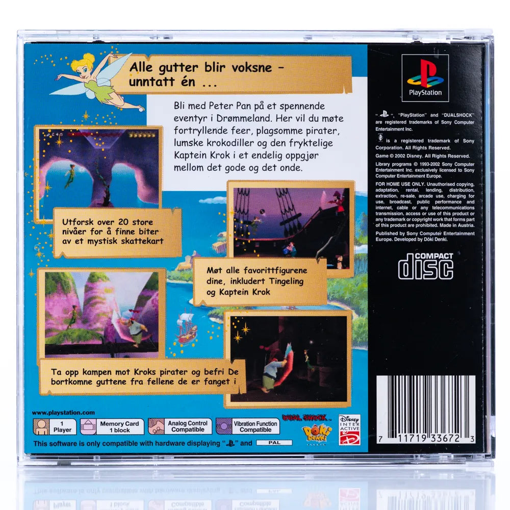 Peter Pan: Adventures in Never Land - PS1 spill - Retrospillkongen