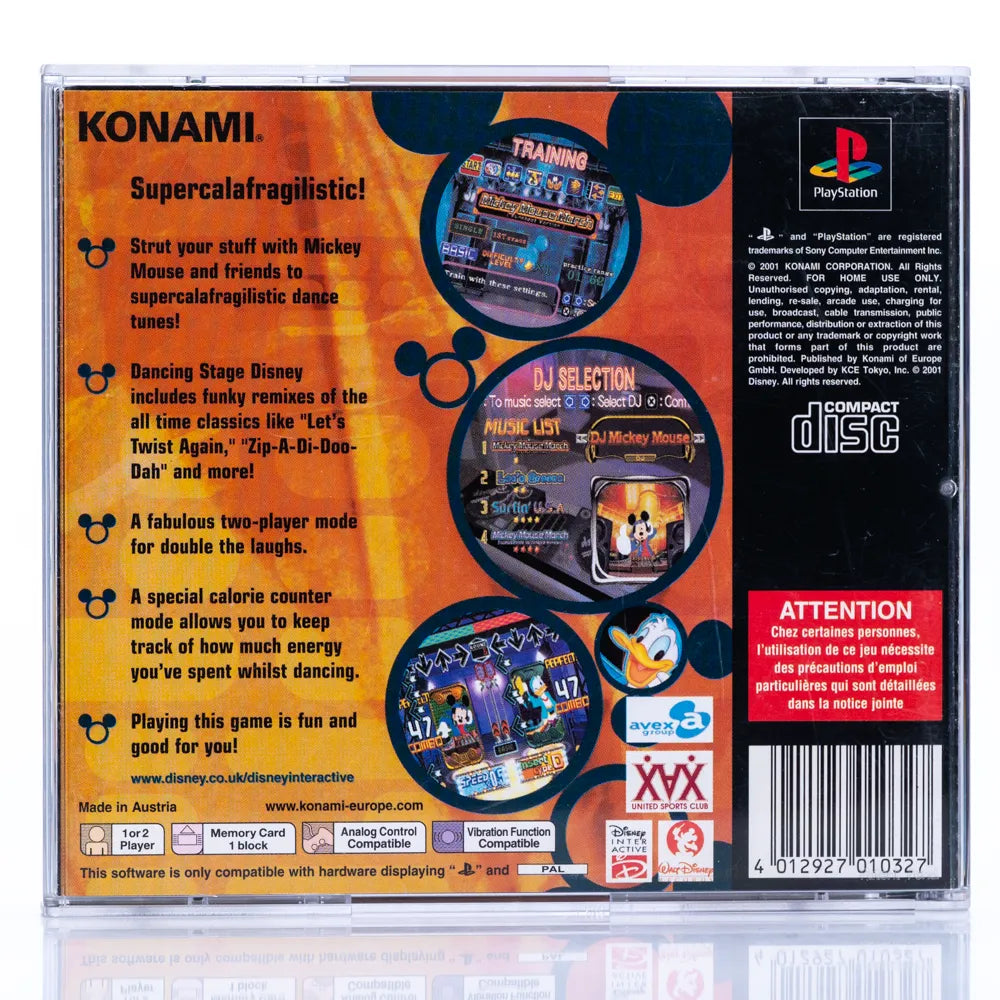 Dancing Stage: Disney Mix - PS1 spill - Retrospillkongen