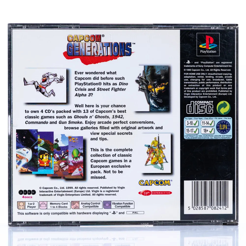 Capcom Generations - PS1 spill - Retrospillkongen