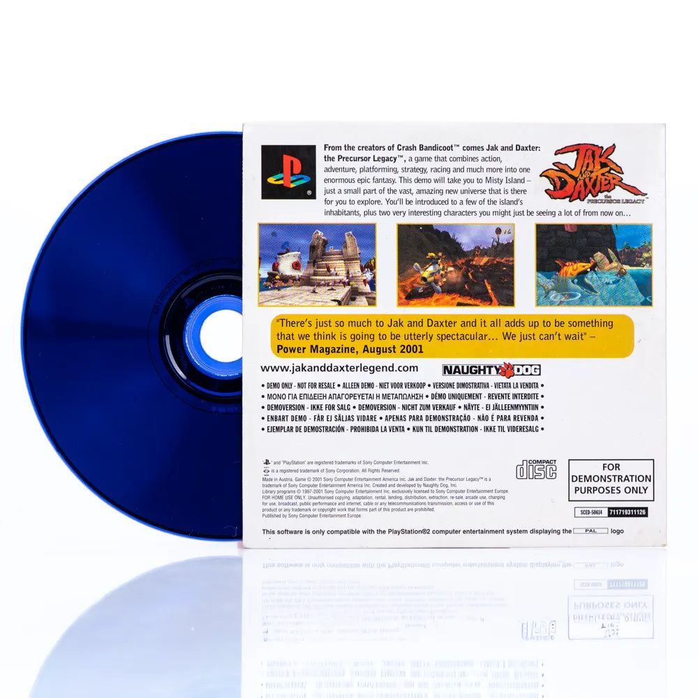 Jak and Daxter: The Precursor Legacy Promo - PS2 spill - Retrospillkongen