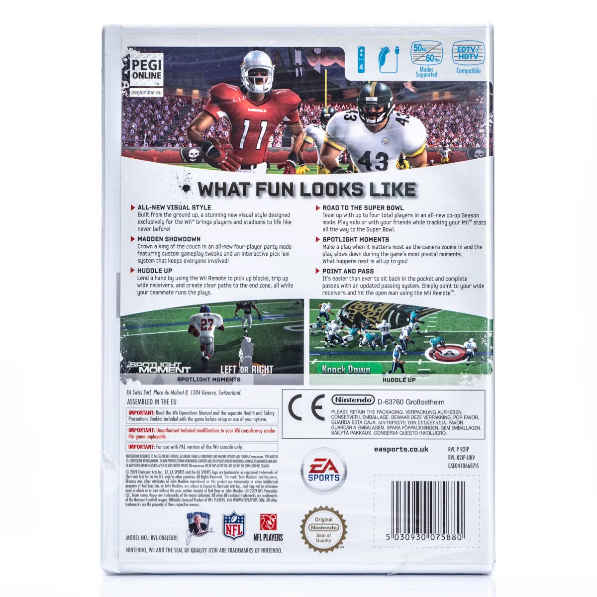 Madden NFL 10 - Wii Spill (Forseglet) - Retrospillkongen