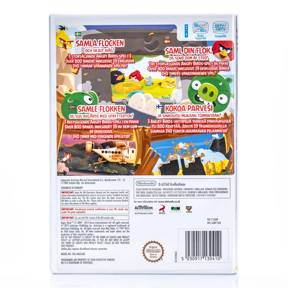 Angry Birds Trilogy - Wii Spill - Retrospillkongen
