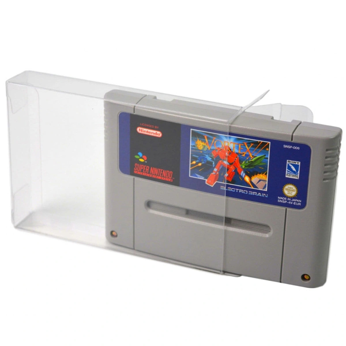 Hard Plast Beskyttelse til SNES Spill Kassetter / SNES - Retrospillkongen