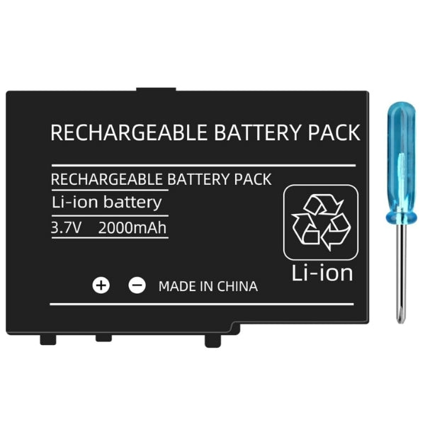 Batteri til Nintendo DS Lite, 3.7V, 2000mAh Li-ion