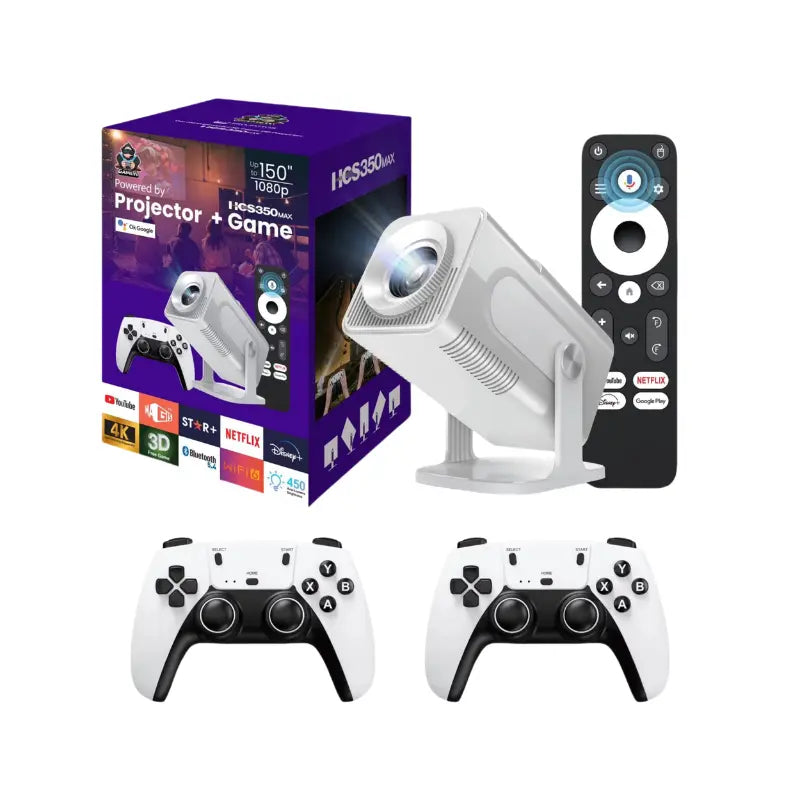 HCS350Max spillprojektor, 30.000+ Spill inkludert - Retrospillkongen