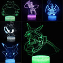 RGB LED-lamper med Pokémon Motiv