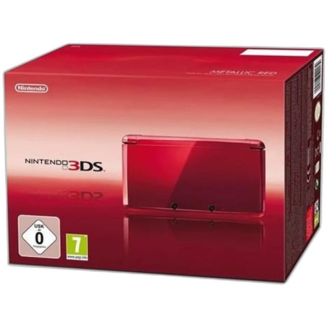 Nintendo 3DS Flame Red Edition Håndholdt Konsoll I Eske - Retrospillkongen