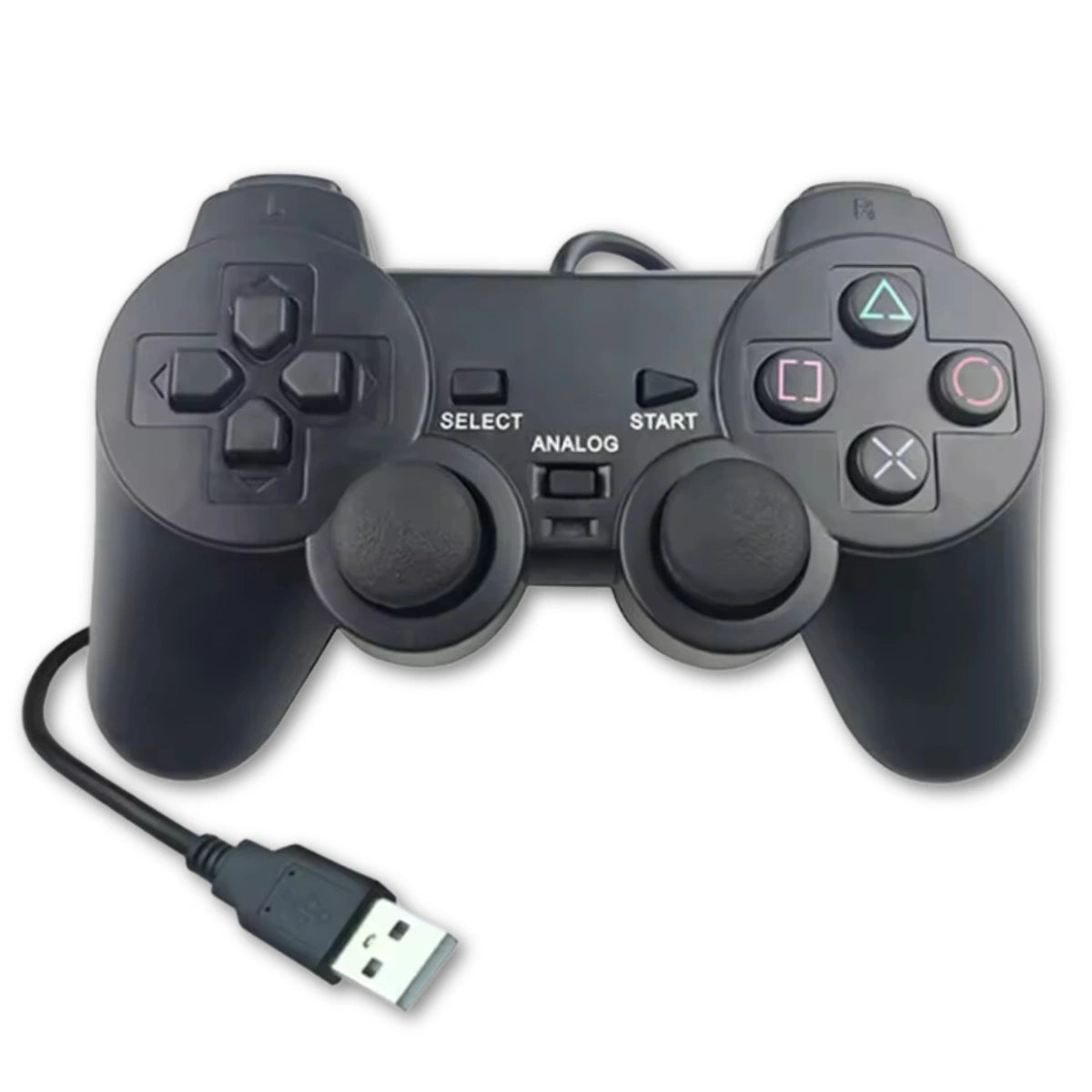 Kablet USB Kontroll til PC i Playstation 2 Stil - PC - Retrospillkongen