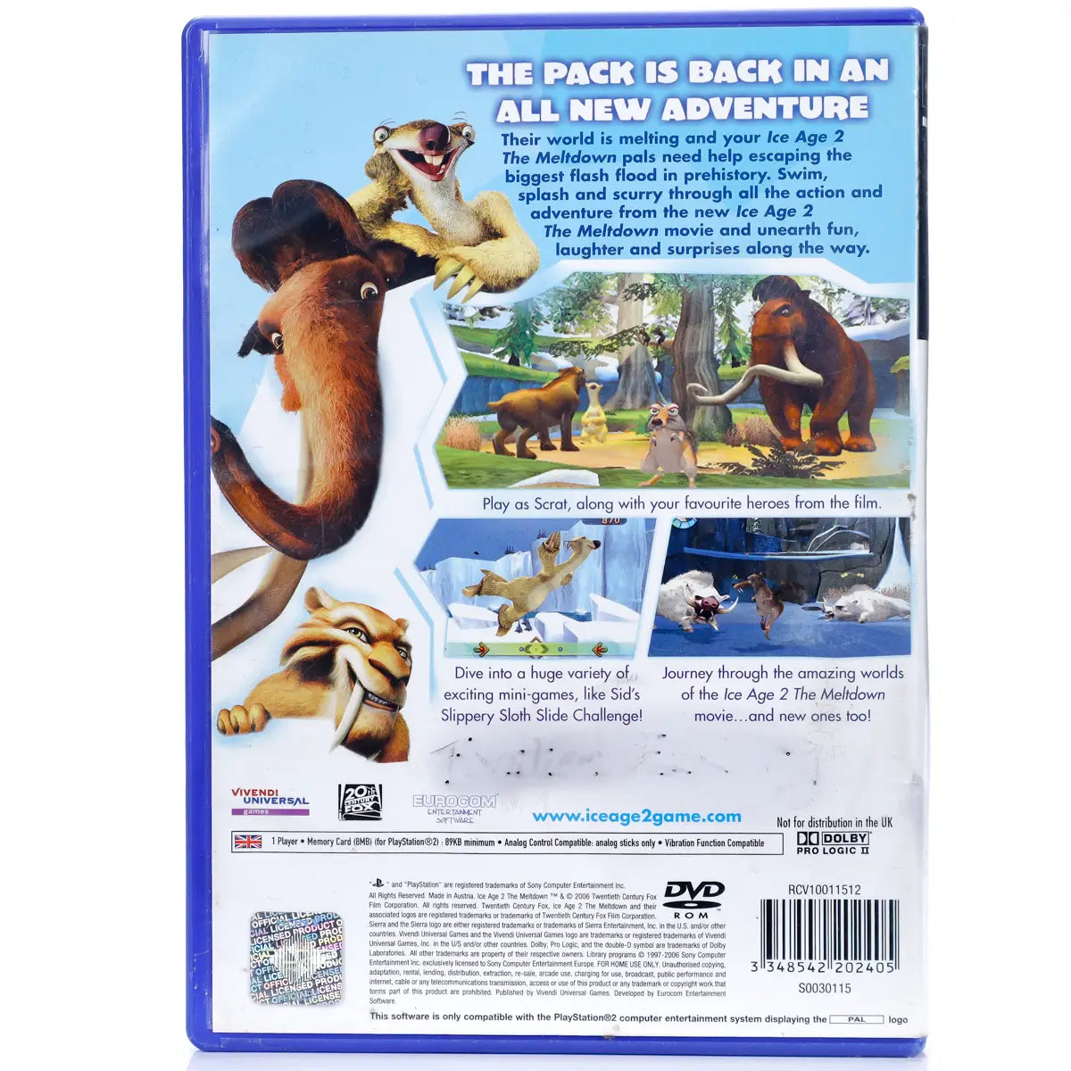 Ice Age 2: The Meltdown - PS2 spill - Retrospillkongen