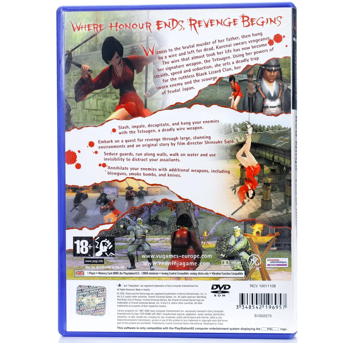 Red Ninja: End of Honour - PS2 spill - Retrospillkongen