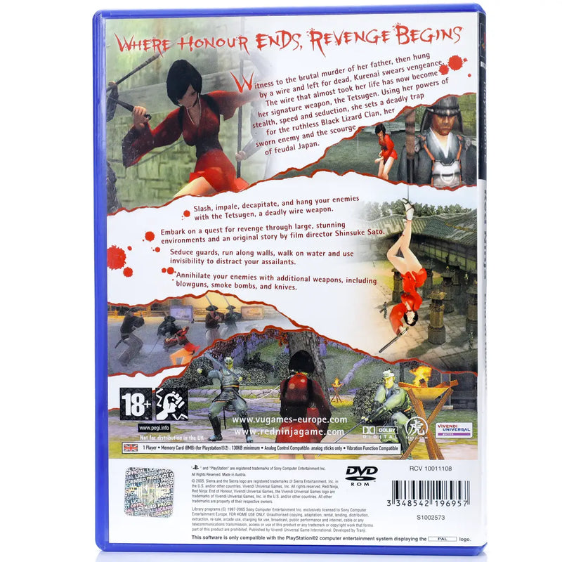 Red Ninja: End of Honour - PS2 spill