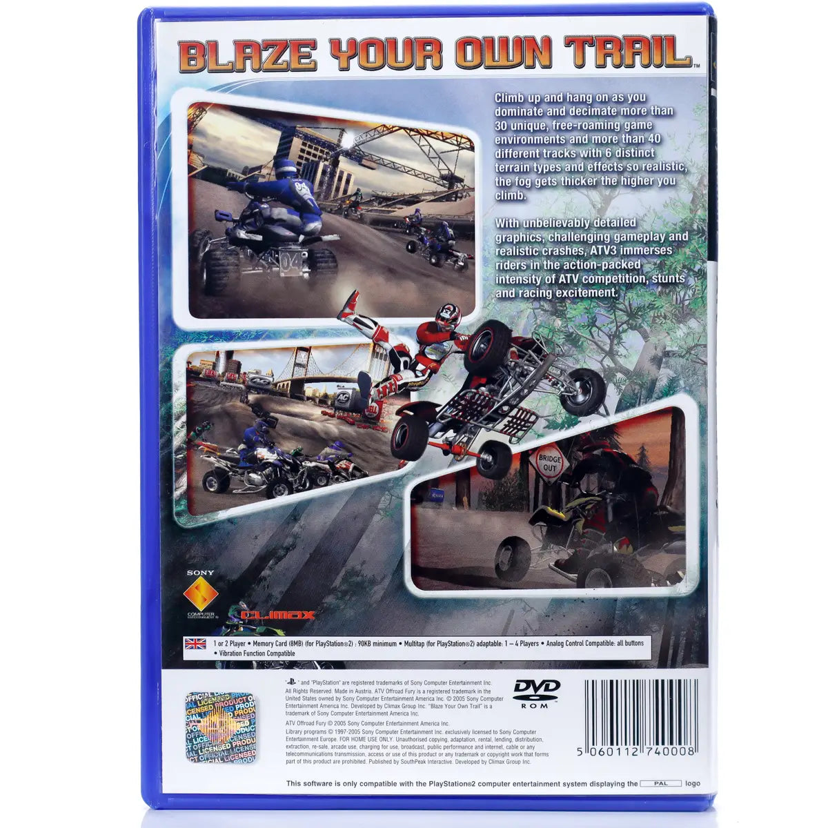 ATV Offroad Fury 3 - PS2 Spill - Retrospillkongen