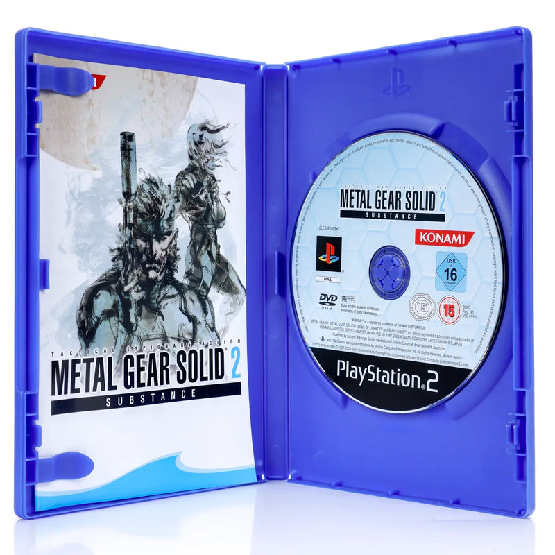 Metal Gear Solid 2: Substance - PS2 spill