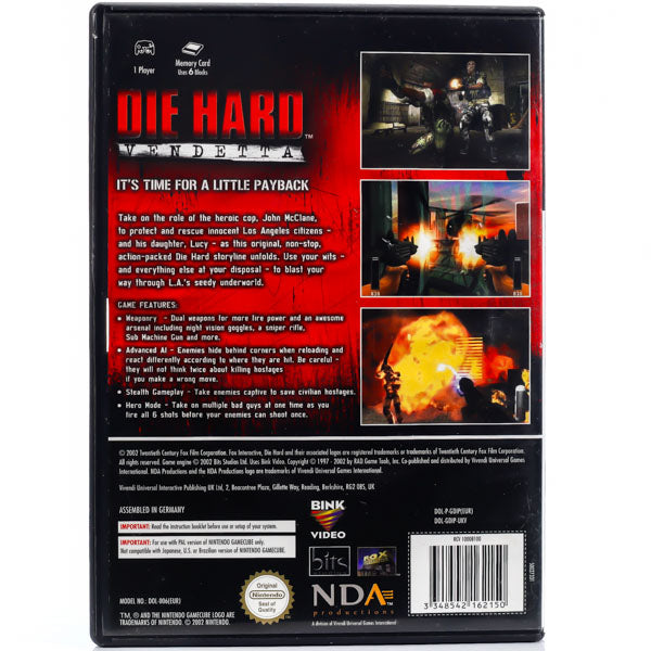 Die Hard: Vendetta - GameCube spill - Retrospillkongen