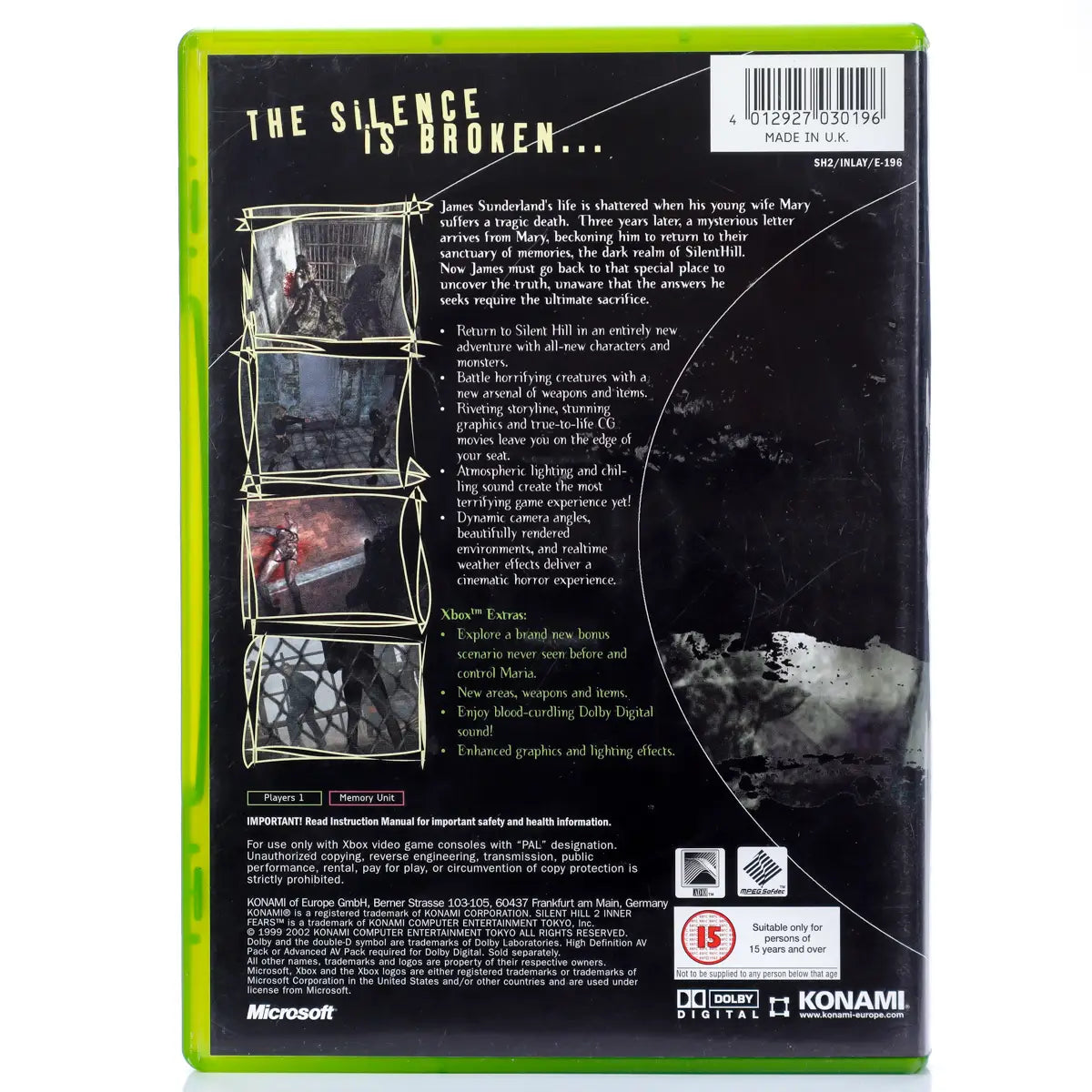 Silent Hill 2: Inner Fears - Xbox spill - Retrospillkongen