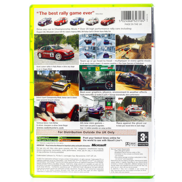 Colin McRae Rally 04 - Xbox spill - Retrospillkongen