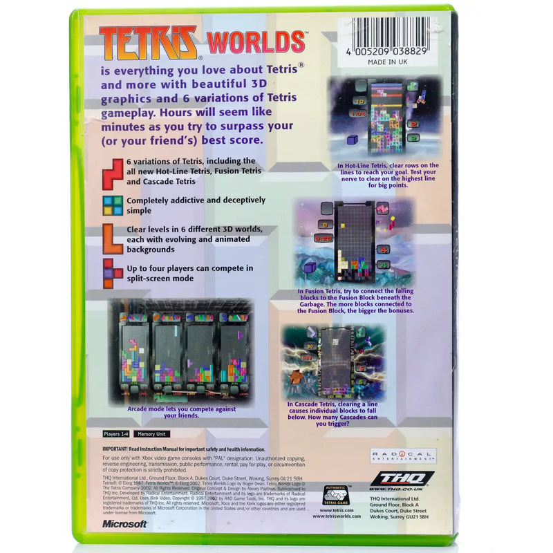 Tetris Worlds - Xbox spill