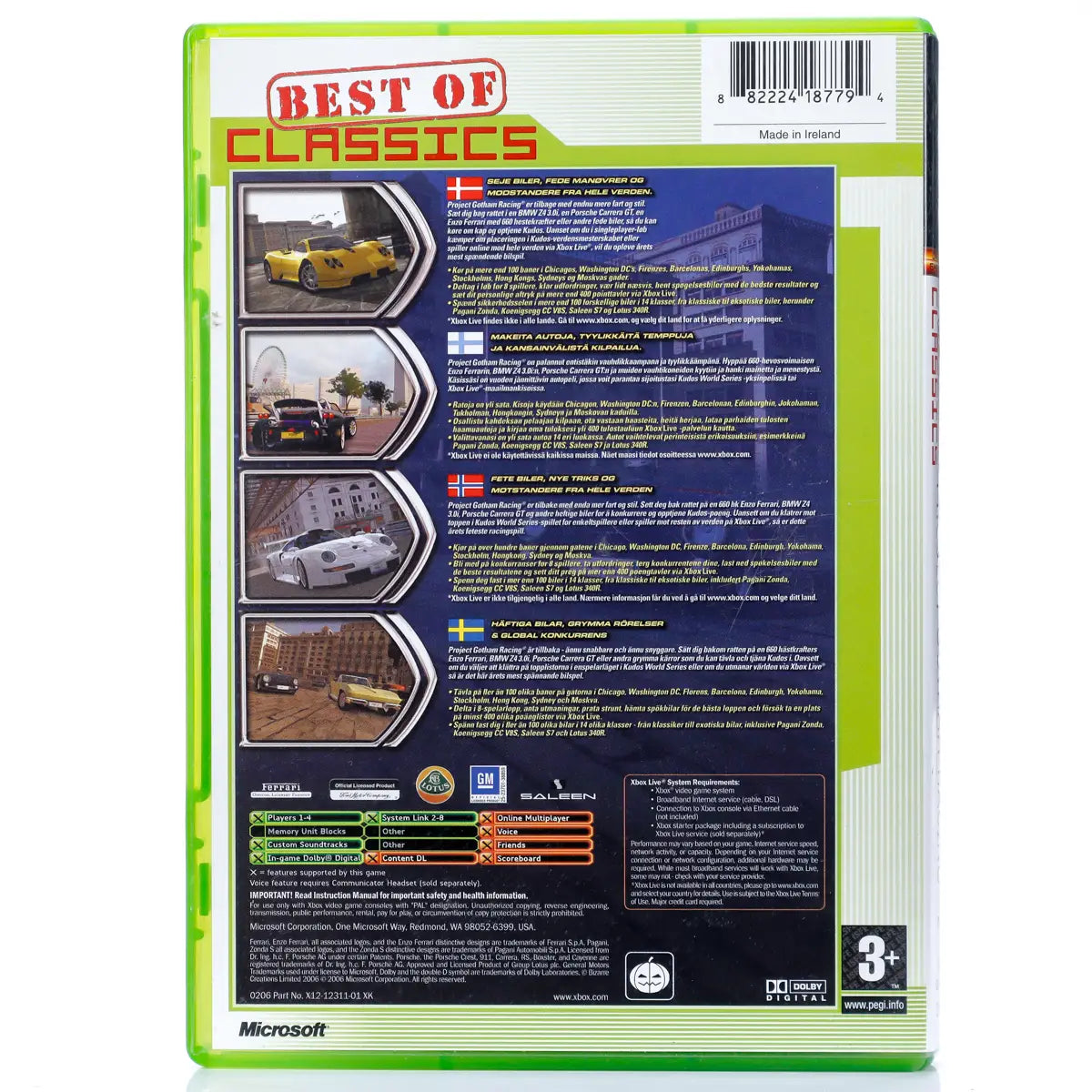 Project Gotham Racing 2 - Xbox spill - Retrospillkongen