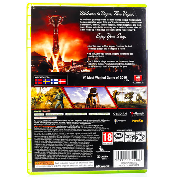 Fallout: New Vegas - Xbox 360 spill - Retrospillkongen