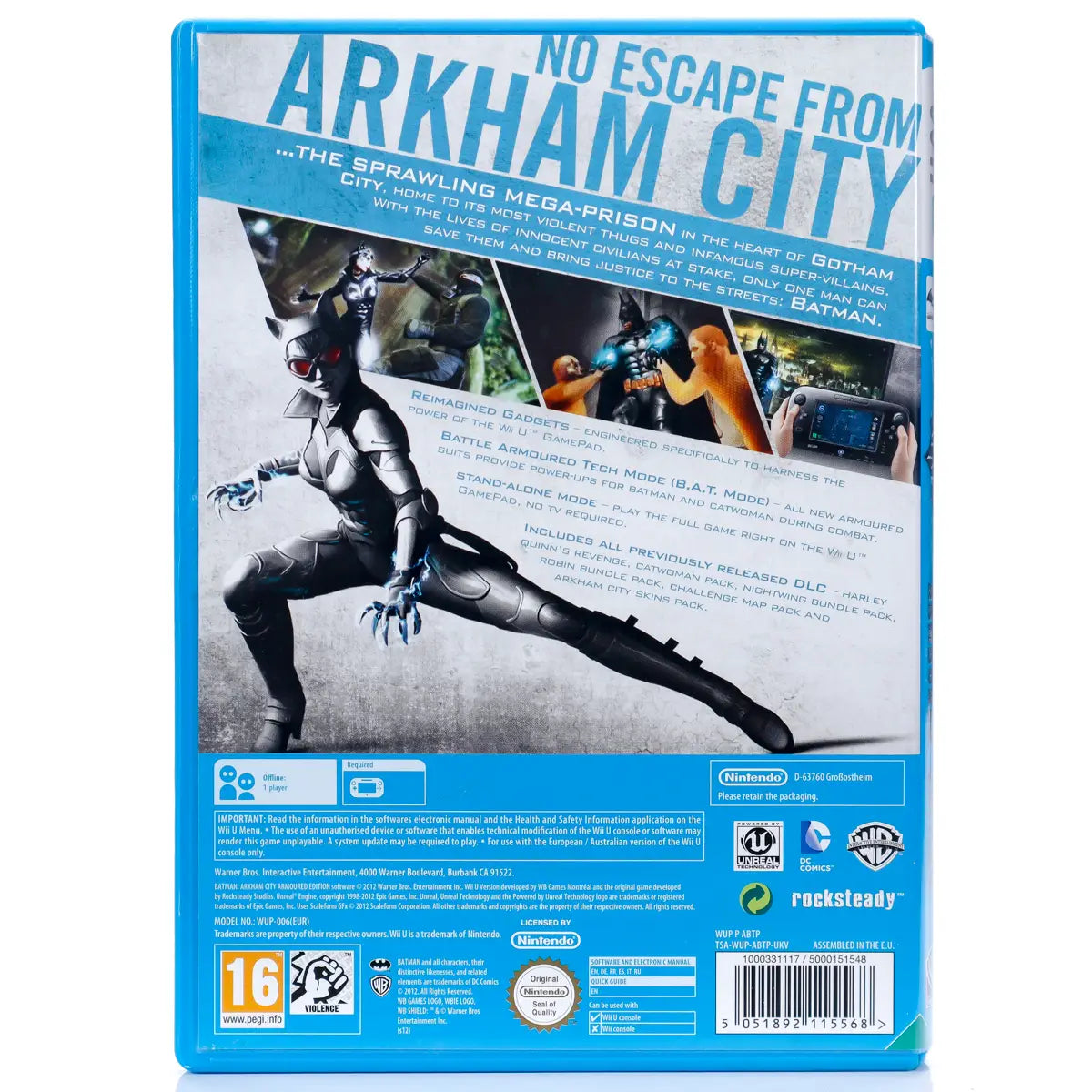 Batman: Arkham City - Armored Edition - WII U spill - Retrospillkongen