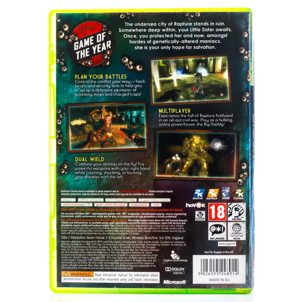 BioShock 2 - Xbox 360 spill - Retrospillkongen