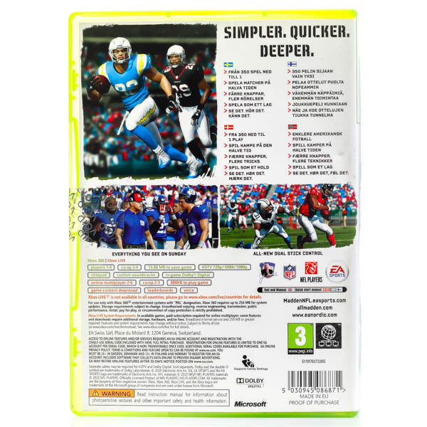 Madden NFL 11 - Xbox 360 spill - Retrospillkongen