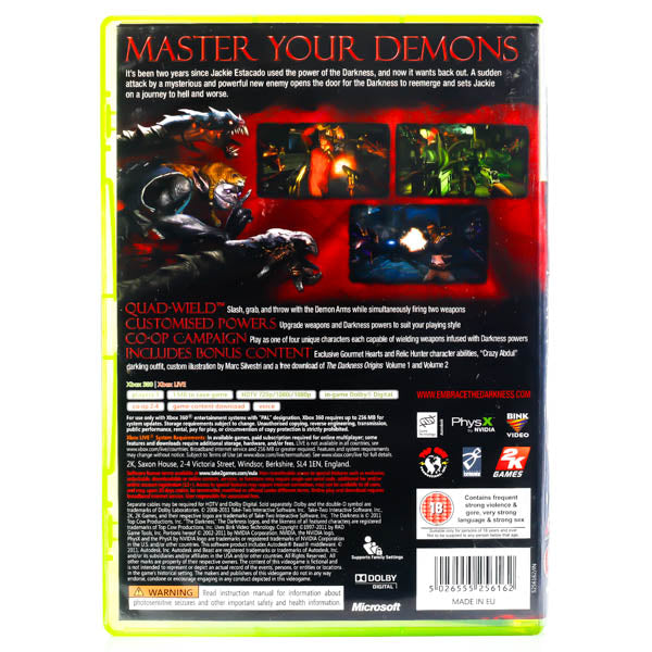 The Darkness II: Limited Edition - Xbox 360 spill - Retrospillkongen