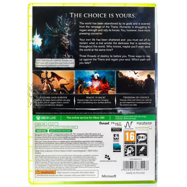 Risen 3: Titan Lords (First Edition) - Xbox 360 spill - Retrospillkongen