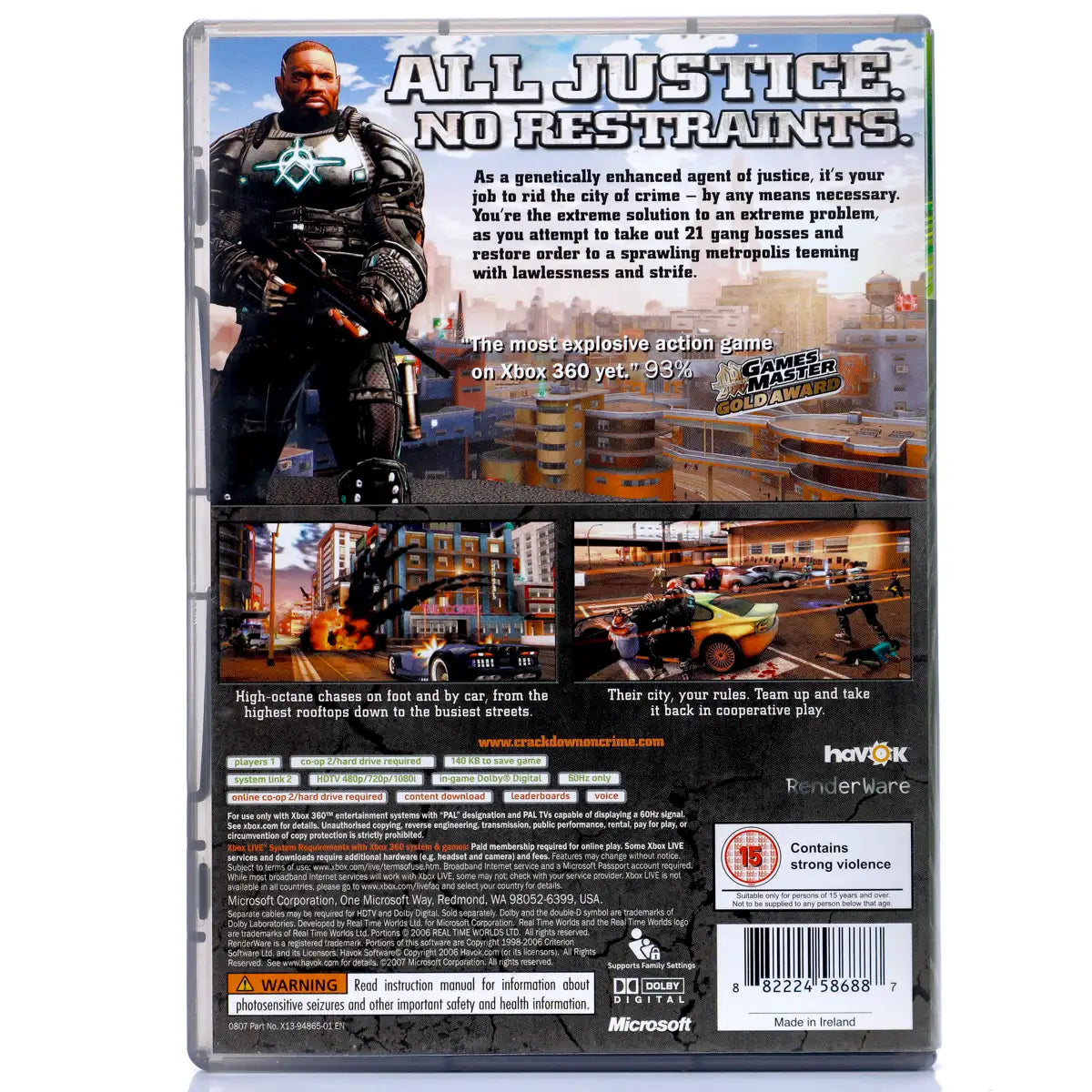 Crackdown - Xbox 360 spill - Retrospillkongen