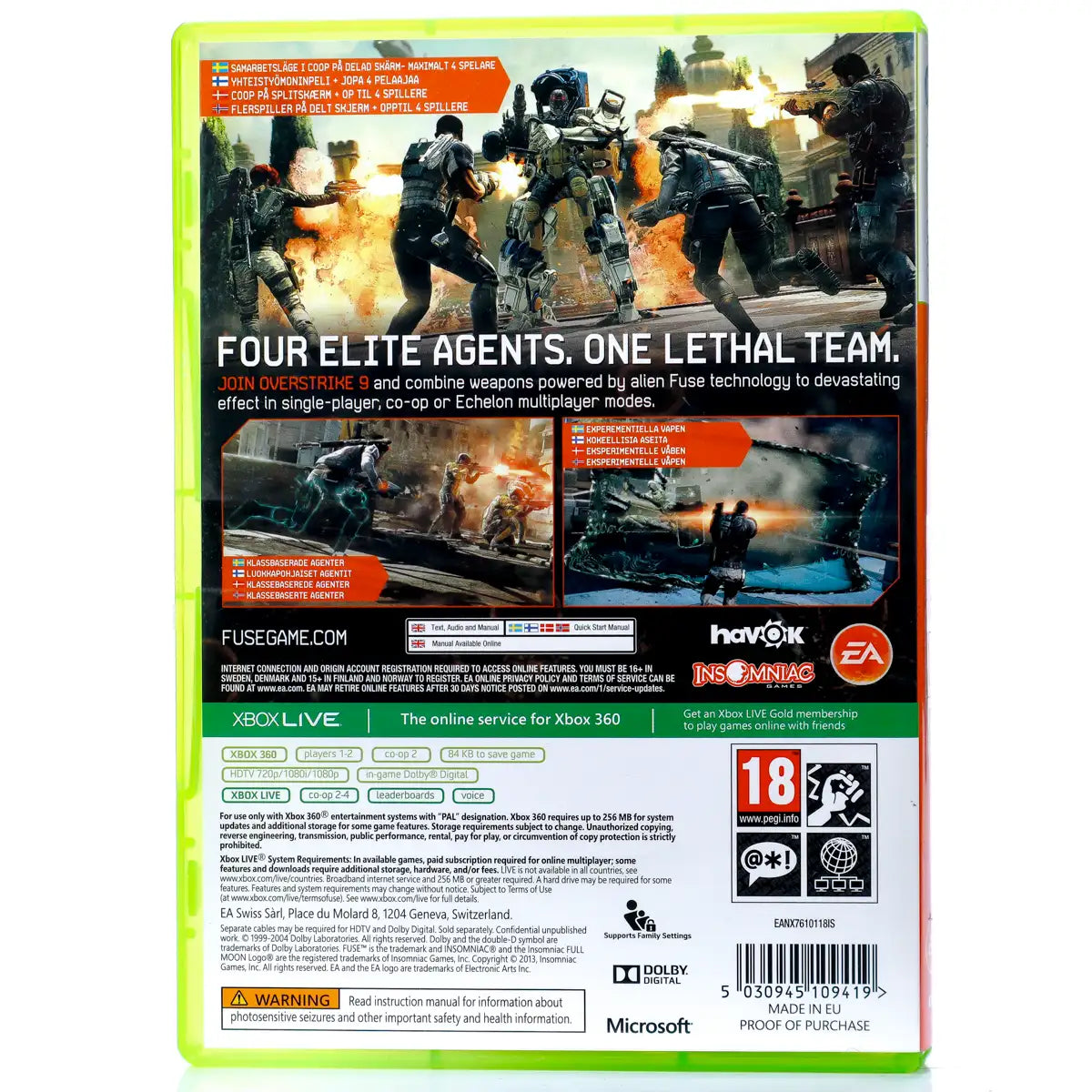 Fuse - Xbox 360 spill - Retrospillkongen