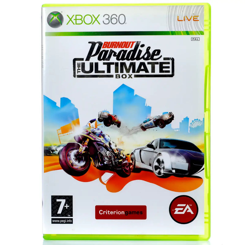 Burnout: Paradise - The Ultimate Box - Xbox 360 spill